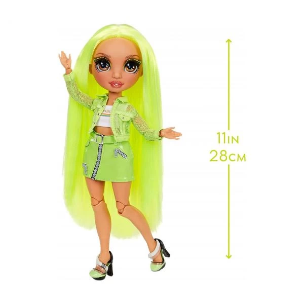 MGA 572343EUC - Rainbow High - Fashion Doll Serie 2, Karma Nichols, Neon – Bild 3
