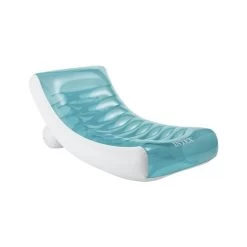 INTEX 58856EU - Luftmatratze - Rockin' Lounge, Blau-weiß, 188 X 99cm