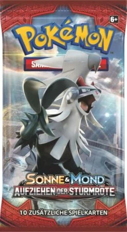POKÉMON 25924 - Sonne & Mond Serie 4 - Aufziehen Der Sturmröte, 1 Booster
