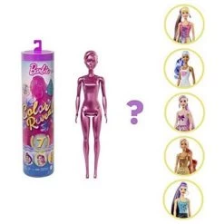 MATTEL GWC55 - Barbie Color Reveal - Puppe Schimmer Glitzer Serie