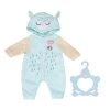 Zapf Creation 706725 - Baby Annabell® - Kuschelanzug Eule, 43cm