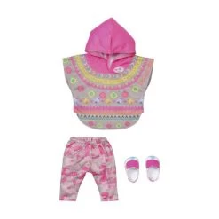 Zapf Creation 830161 - BABY Born® - Deluxe Trendy Poncho, 43cm