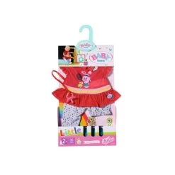 ZAPF 831885 - BABY Born® - Little Sport Outfit Rot, 36cm