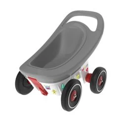 BIG 800056255 - Bobby Car Zubehör - Buggy 3in1 Anhänger, Lauflernwagen