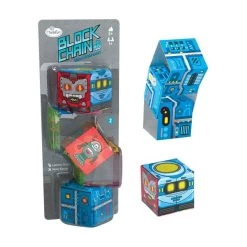 ThinkFun 76425 - Knobelspiel - Block Chain, Roboter