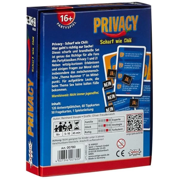 AMIGO 00780 - Familienspiele - Privacy - Scharf Wie Chili – Bild 2