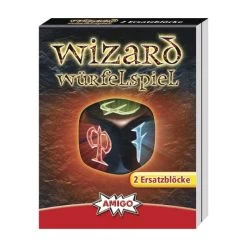 AMIGO 01958 - Kartenspiele - Wizard Würfelspiel Ersatzblöcke, 2St