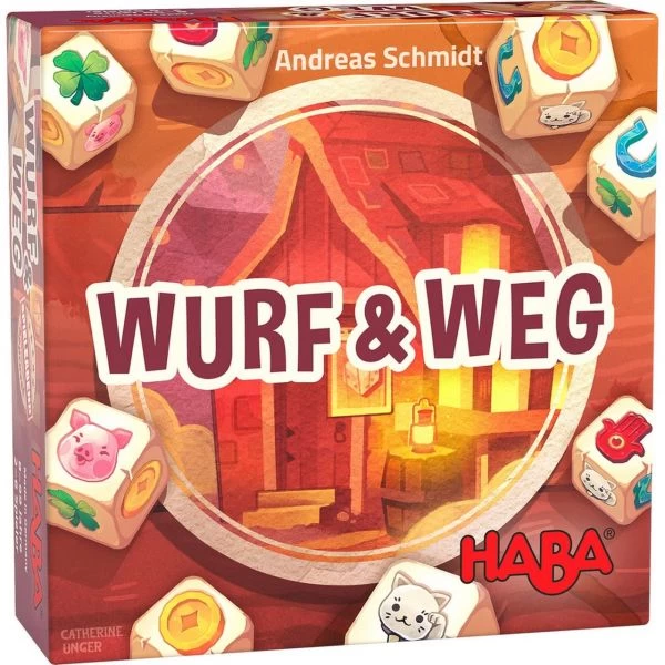 HABA 305292 - Familienspiel - Wurf & Weg