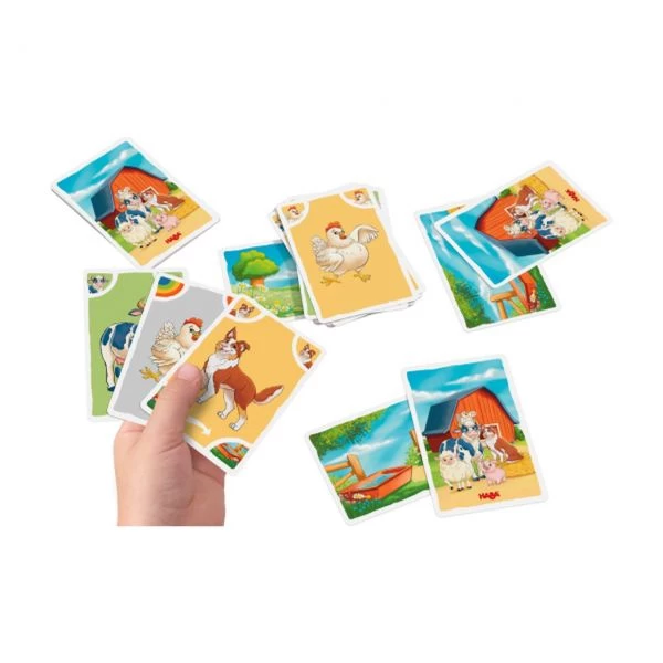 HABA 306106 - Kartenspiel - Mau Mau Junior, Bauernhof – Bild 2