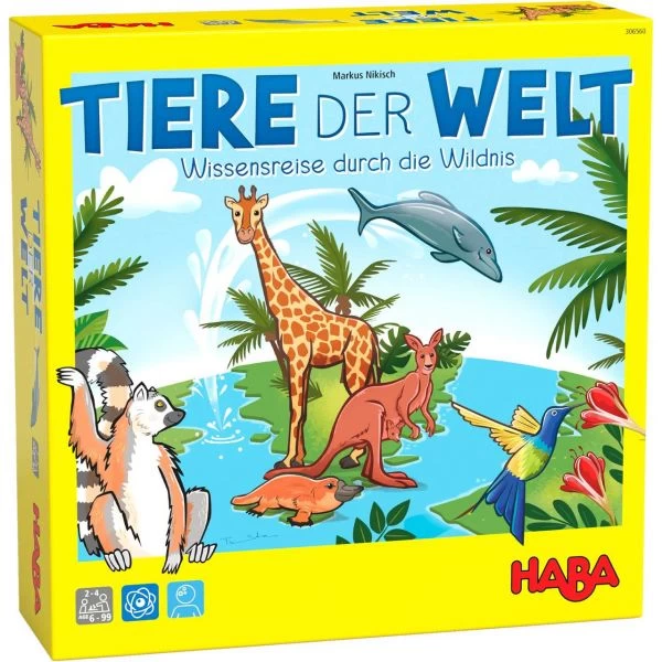 HABA 306560 - Kinderspiel - Tiere Der Welt