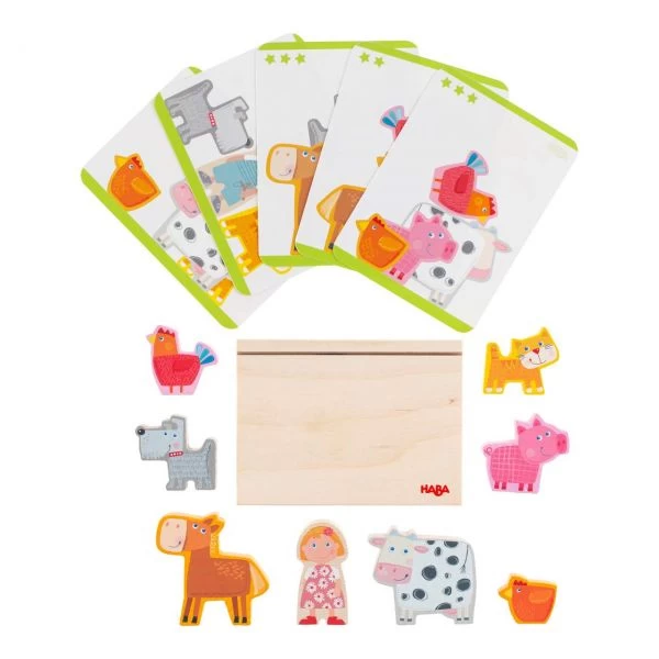 HABA 306707 - Stapelspielzeug - Bauernhof – Bild 2