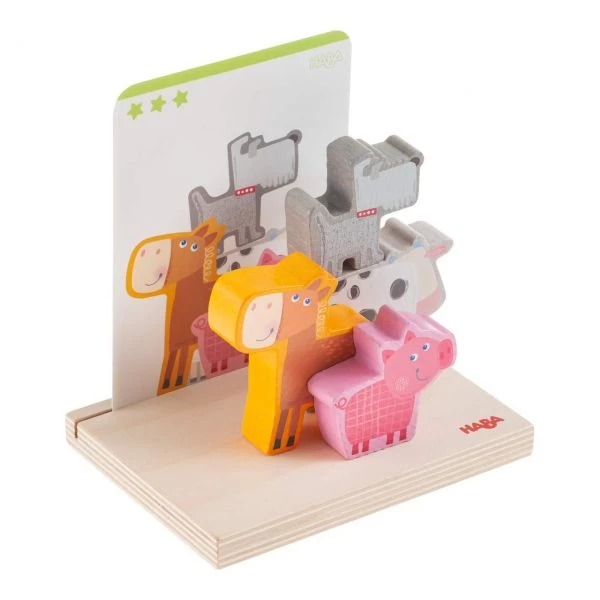 HABA 306707 - Stapelspielzeug - Bauernhof – Bild 3