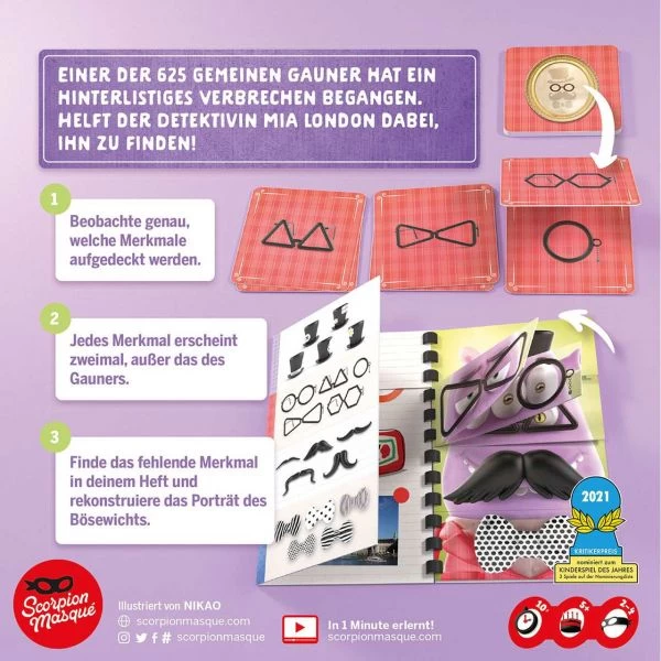 ASMODEE 0012 - Kinderspiel - Mia London – Bild 2