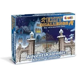 CRAZE 24720 - Adventskalender - Exit Challenge, Das Verwunschene Haus, 2020