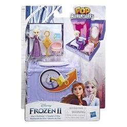 HASBRO E6859 - Disney Frozen II - Pop-Up Abenteuer Koffer Set, ELSA'S ZIMMER