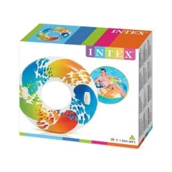 INTEX 58202EU - Schwimmreifen - Schwimmreifen Bunt Mit Griff