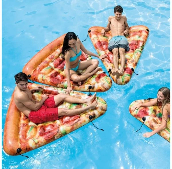 INTEX 58752EU - Luftmatratze - Pizza Slice, 175 X 145 Cm – Bild 3