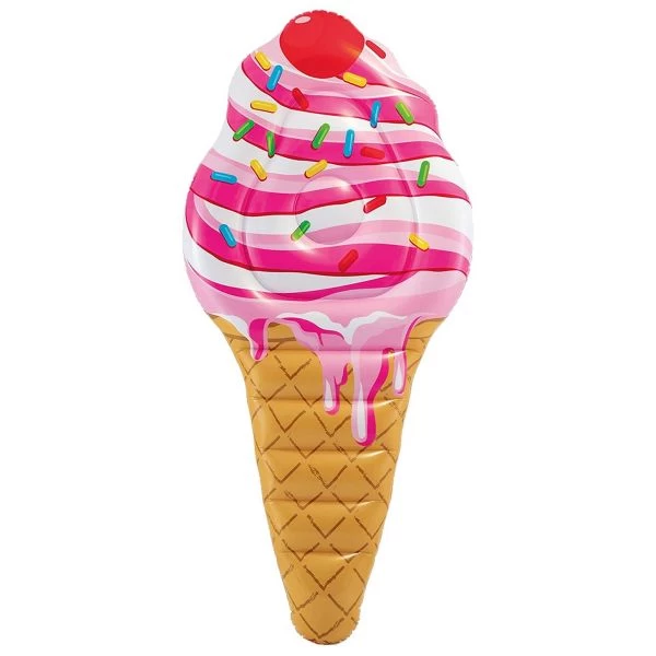 INTEX 58762EU - Luftmatratze - Eis Tüte Ice Cream, 224x107 Cm