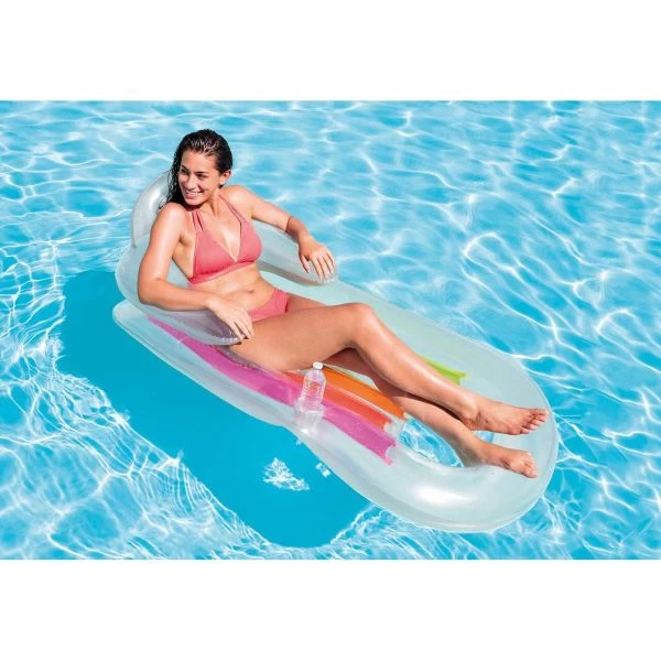 INTEX 58802EP - Luftmatratze - King Kool Lounge, 160 X 85 Cm, Zufällige Auswahl – Bild 3