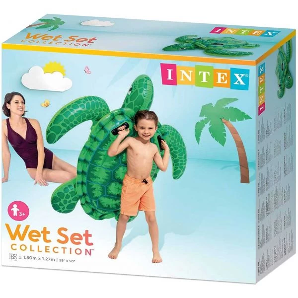INTEX 57524NP - Aufblastier - Schildkröte, 150 X 127 Cm