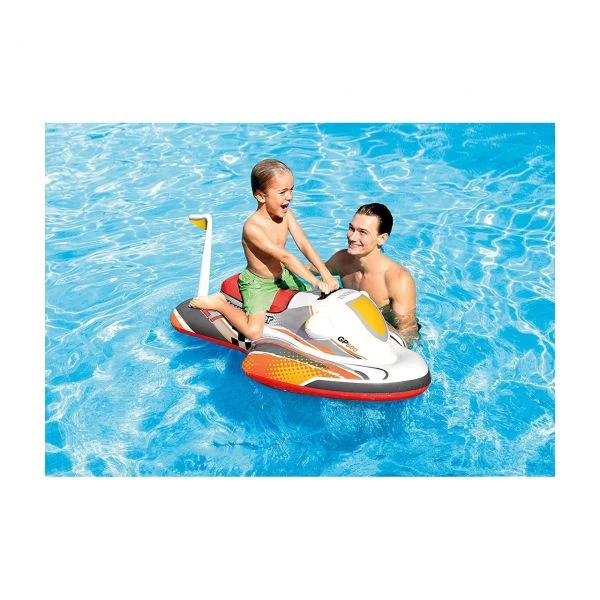 INTEX 57520NP - Aufblasbarer Jetski - Wellenreiter GP 500 Ride-On, 117x77 Cm – Bild 3