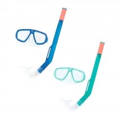 BESTWAY 24018 - Taucherbrille Mit Schnorchel Kinder Tauchset FunDive, Sortiert