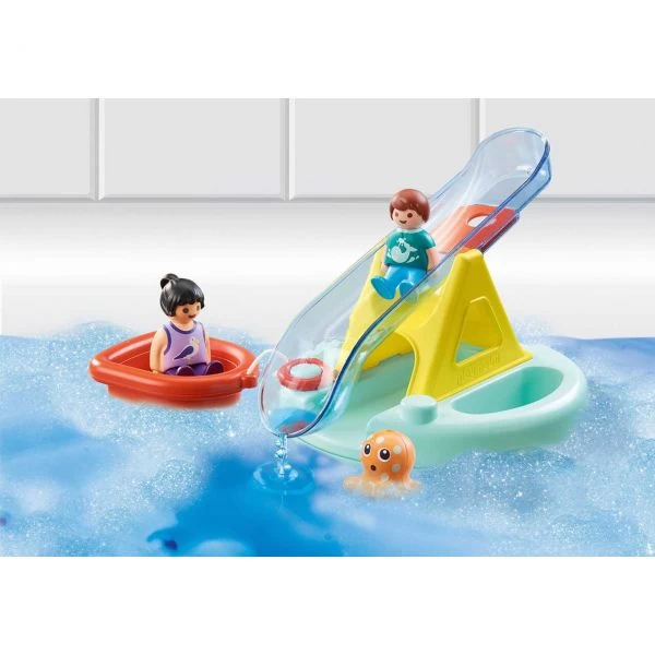 PLAYMOBIL 70635 - 1.2.3 AQUA - Badeinsel Mit Wasserrutsche – Bild 2