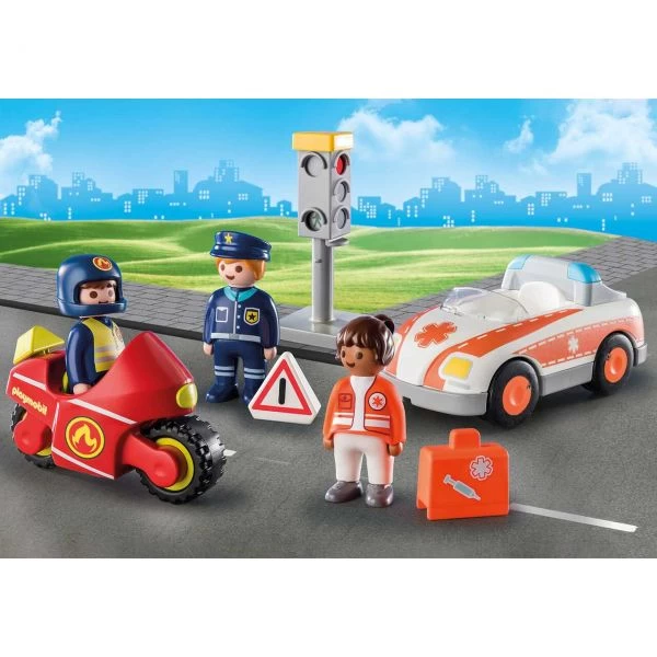 PLAYMOBIL 71156 - 1.2.3 - Helden Des Alltags – Bild 2
