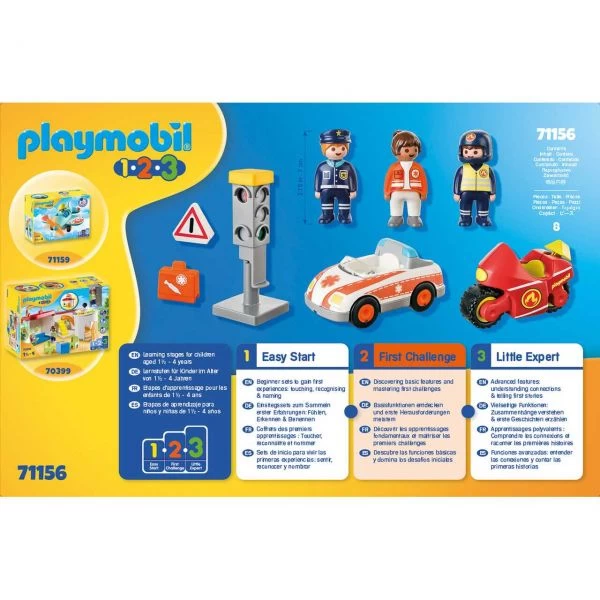 PLAYMOBIL 71156 - 1.2.3 - Helden Des Alltags – Bild 3