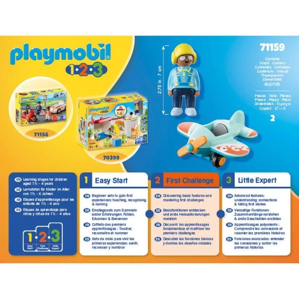 PLAYMOBIL 71159 - 1.2.3 - Flugzeug – Bild 3