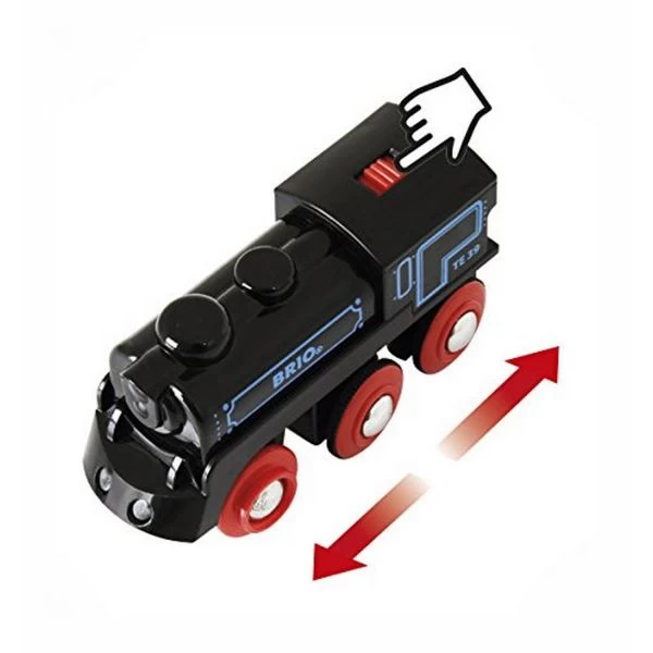BRIO 33599 - Bahn - Schwarze Akku-Lok Mit Mini-USB – Bild 3