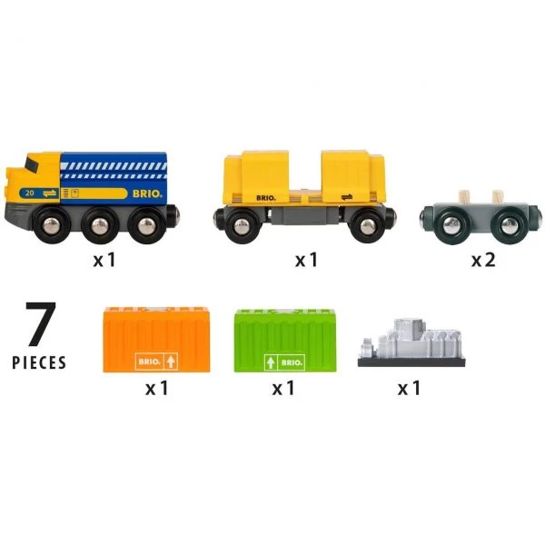 BRIO 33982 - Züge - Güterzug Mit Drei Waggons – Bild 3