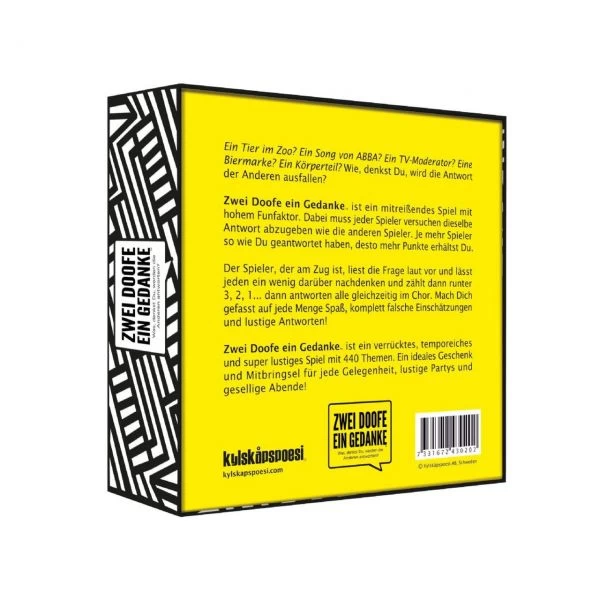 KYLSKAPSPOESI 43020 - Kartenspiel - Zwei Doofe Ein Gedanke – Bild 2