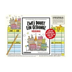 KYLSKAPSPOESI 43029 - Kartenspiel - Spielblock, Zwei Doofe Ein Gedanke Original