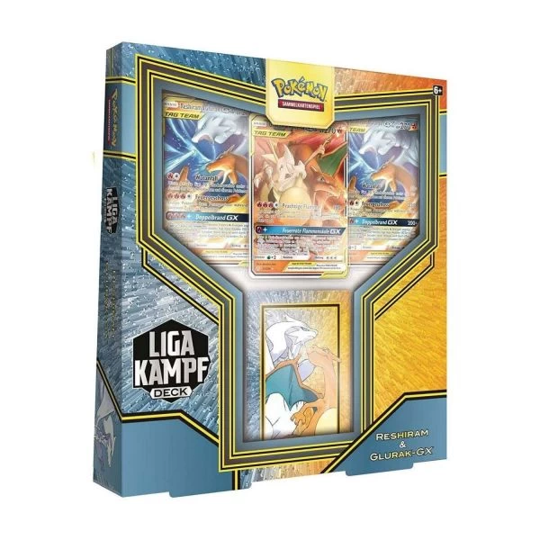 POKÉMON 45248 - Battle Deck - Liga Kampf, RESHIRAM & GLURAK-GX