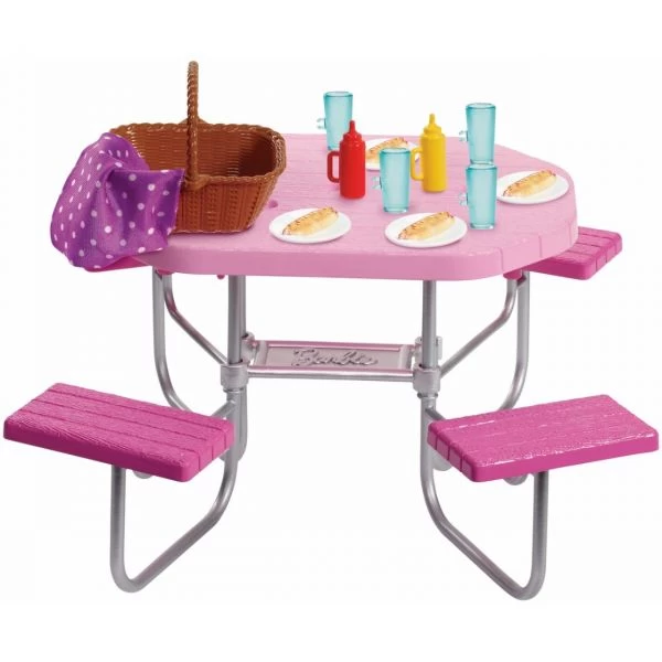MATTEL FXG40 - Barbie - Möbel-Spielset Outdoor Picknicktisch – Bild 2