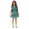 MATTEL GHW63 - Barbie - Fashionistas Puppe (brünett) Mit Punktekleid