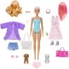 MATTEL GPD55 - Barbie - Color Reveal Ultimate Puppe Strand Wechseloutfits